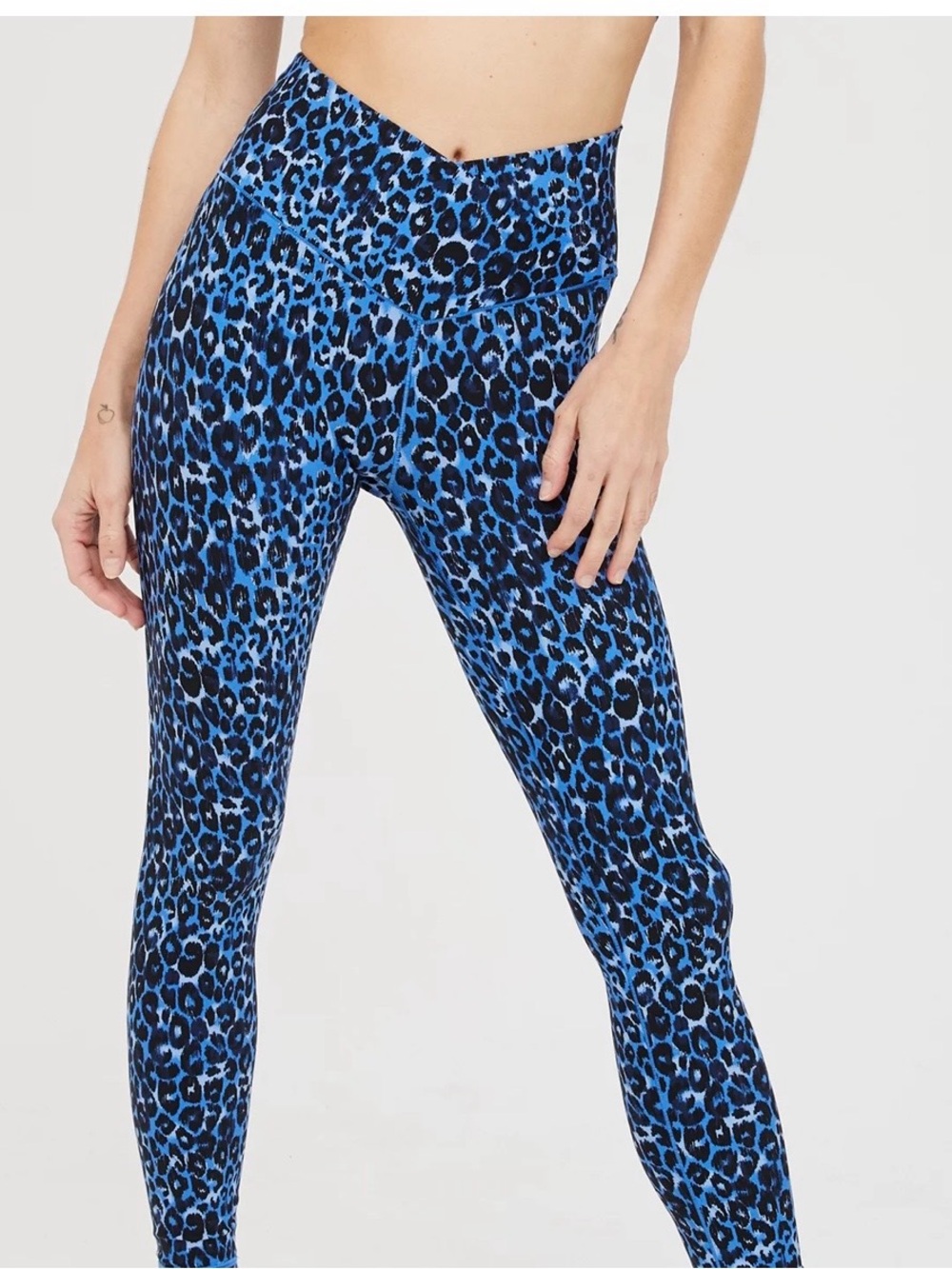 Aerie offline Cobalt Blue Black Cheetah print XXS